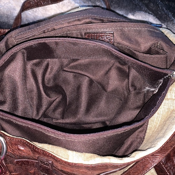 Hailary Radley Linen Leather Oversized Bag - Picture 9 of 11